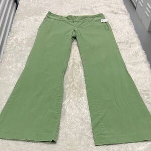 American Eagle Outfitters Light Green Flare Jeans